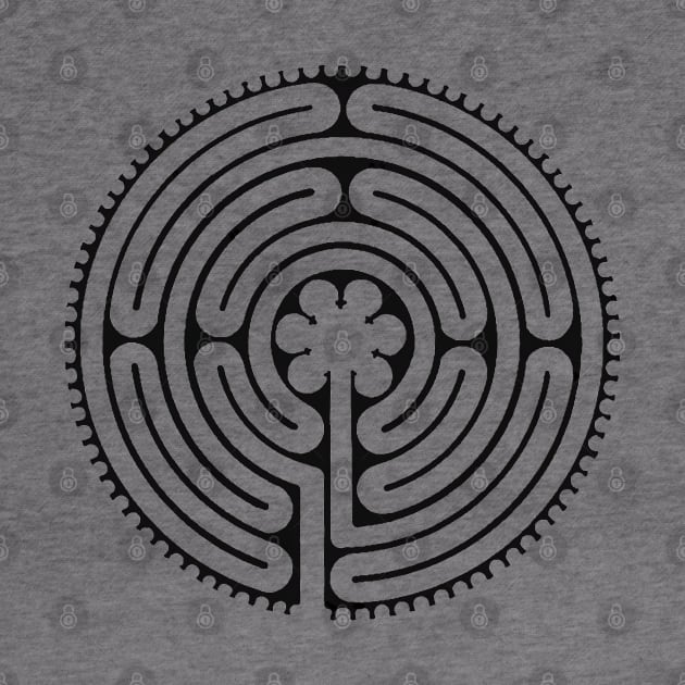 Labyrinthe de Chartres by Lapicorn Design